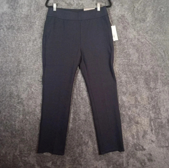 Soft surroundings the perfect Ponte straight leg pants full length size Medium w - Picture 1 of 8